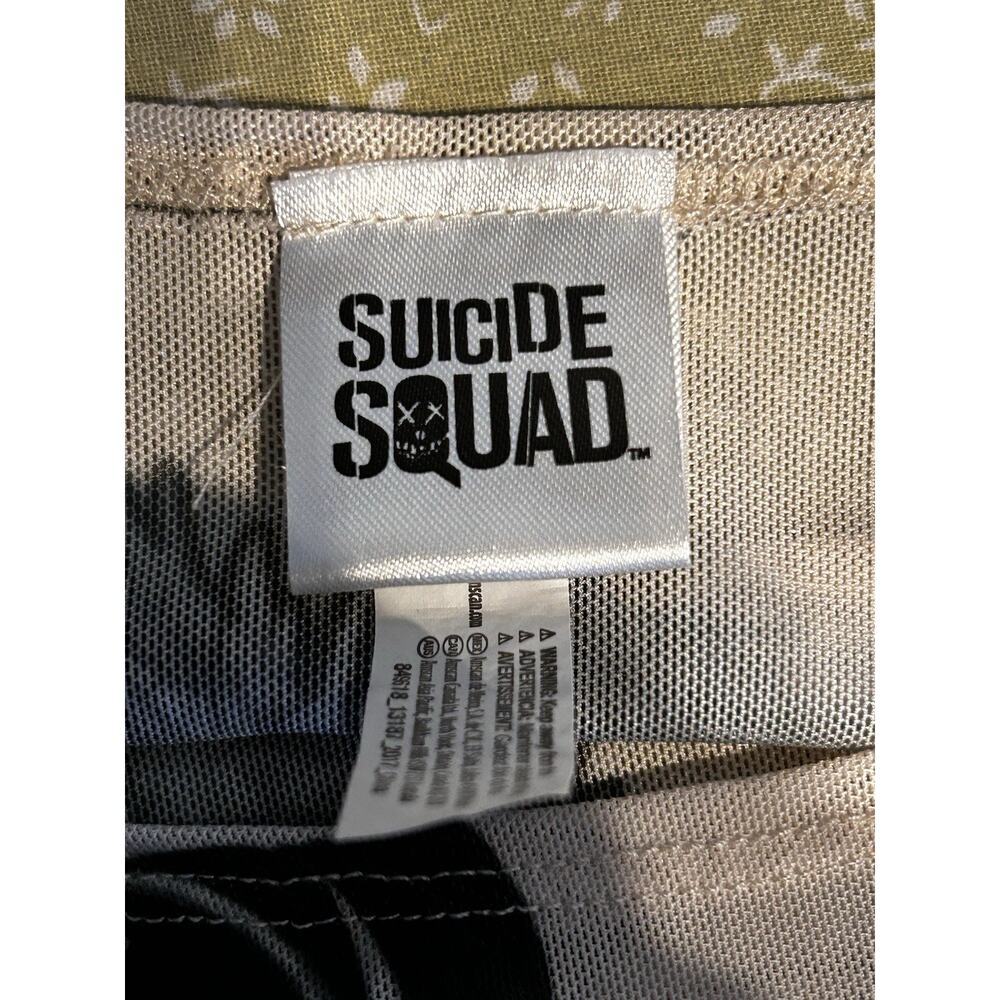 Suicide Squad Joker Tattoo Graphic Long Sleeve Shirt One Size Beige - Picture 5 of 6